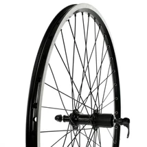 Velogo Malvestiti 26-os (559 mm) MTB hátsó kerék, ipari csapágyas, gyorszáras, fekete