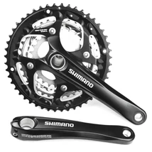 Shimano FC-T551 integrált tengelyes trekking hajtómű 26-36-48, 3x10s, 175 mm, fekete