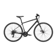 Cannondale Quick Disc 5 28-as férfi fitness kerékpár, alumínium, 2x7s, S-es vázméret, matt fekete-gyöngy (BBQ)