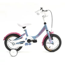 Neuzer BMX 2022 12-es lány kerékpár, 1s, acél, világoskék-rózsaszín-fehér
