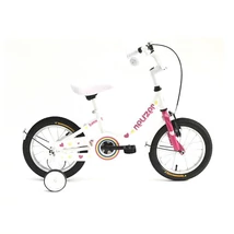 Neuzer BMX 2022 14-es lány kerékpár, acél, 1s, fehér-rózsaszín