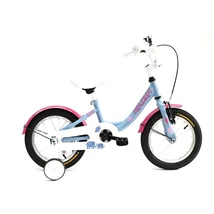 Neuzer BMX 2022 14-es lány kerékpár, acél, 1s, világoskék-rózsaszín-fehér