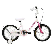 Neuzer BMX 2022 16-os lány kerékpár, 1s, acél, fehér-rózsaszín