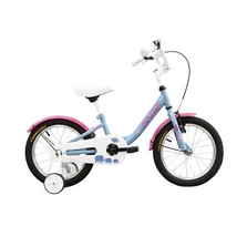 Neuzer BMX 2022 16-os lány kerékpár, 1s, acél, világoskék-fehér-rózsaszín