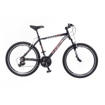 Neuzer Mistral 50 2022 férfi 26-os hobbi MTB kerékpár, 21s., alumínium, 15-ös vázméret, fekete-piros-szürke