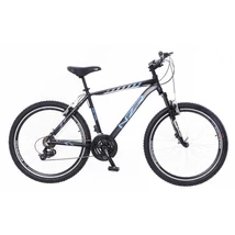 Neuzer Mistral 50 2022 férfi 26-os hobbi MTB kerékpár, 21s., alumínium, 17-es vázméret, fekete-türkiz-szürke