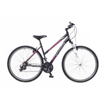 Neuzer X100 2018 női krossz kerékpár, 21s, alumínium, 19-es vázméret, fekete-szürke-pink