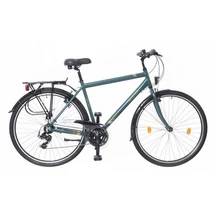 Neuzer Ravenna 50 2022 férfi 28-as trekking kerékpár, 21s, alumínium, 17-es vázméret, matt zöld-okker