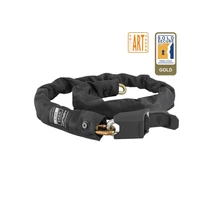 Hiplok Home Gold integrált láncos lakat, 150 cm x 10 mm, 3,9kg, fekete