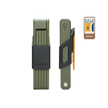 Hiplok Switch összehajtható colostok zár, 85 cm, vázkonzollal, olajzöld