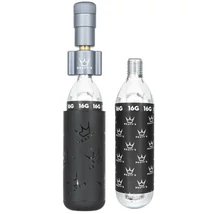 Peaty's Holeshot CO2 minipumpa, presta szelephez, 16 grammos patronnal, szürke színű
