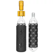 Peaty's Holeshot CO2 minipumpa, presta szelephez, 25 grammos patronnal, arany színű