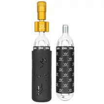 Peaty's Holeshot CO2 minipumpa, presta szelephez, 25 grammos patronnal, bourbon-világosbarna