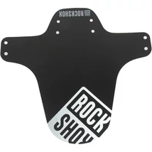 Rock Shox AM Fender teleszkópra szerelhető műanyag MTB első sárvédő, 26-29 colos bringákhoz, fekete - ezüst fehér színátmenetes