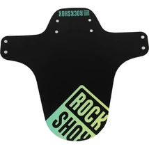 Rock Shox AM Fender teleszkópra szerelhető műanyag MTB első sárvédő, 26-29 colos bringákhoz, fekete - zöld-sárga színátmenetes