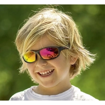 Uvex Sportstyle 507 gyermek kerékpáros sportszemüveg, fix lencsés, piros-fekete, piros lencsével