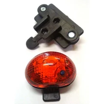 Jing Yi JY-235R hátsó lámpa kosárra, 1 LED