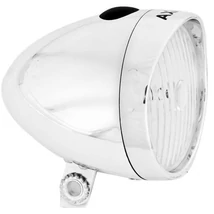 Axa Classic elemes LED első lámpa, 4 lux, krómozott