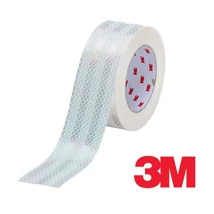 3M öntapadós fényvisszaverő matrica, 55 mm széles, méterre, fehér