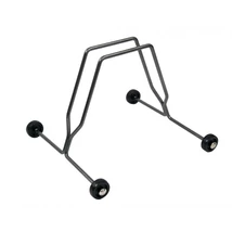 Gioma Bike Rack Easy gurulós földön álló kerékpár állvány acél, szürke