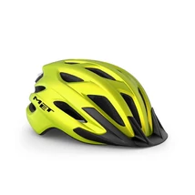 MET Crossover unisex MTB bukósisak, S-M-es méret (52-59 cm), matt metál lime