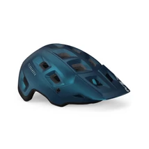MET Terranova unisex MTB bukósisak, S-es méret (52-56 cm), metál kék-fekete