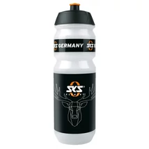 SKS Deer's Head műanyag kulacs, 750 ml, csavaros, átlátszó-szarvasos