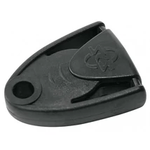 SKS Chromoplastics sárvédő kiegészítő, Secu Clip rögzítőelem, 3,4 mm-es pálcához, műanyag, fekete