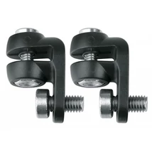 SKS sárvédő rögzítő adapter Suntour villákhoz, műanyag, hajlított fekete, párban