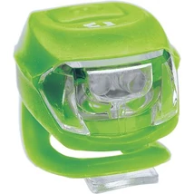 Bikefun Pixie elemes hátsó szilikonos villogó lámpa, 2 LED, zöld