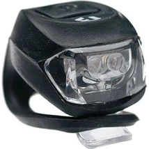 Bikefun Pixie elemes hátsó szilikonos villogó lámpa, 2 LED, fekete