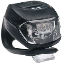 Bikefun Pixie elemes első szilikonos villogó lámpa, 2 LED, fekete