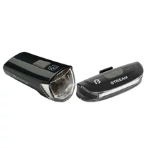 Bikefun Ray II. USB-ről tölthető lámpa szett (első és hátsó), POWER LED
