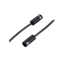 Jagwire 4,5 mm-es csúcsos bowdenház kupak váltóbowdenházakhoz, alumínium, fekete