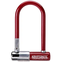 Kryptonite Kryptolok Mini-7 U-lakat, 178 x 82 x 13 mm, piros