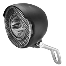Velotech 1W LED dinamós első lámpa, kapcsolóval és vezetékkel, 50 lumen