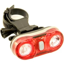 Velotech 2 x 0,5W LED-es hátsó lámpa, piros