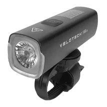 Velotech 1000 USB-ről tölthető első lámpa, alu házas, 1000 lumen, fekete