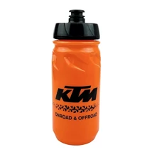 KTM műanyag kulacs, 600 ml, csavaros, narancs