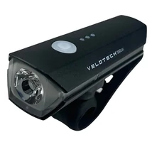 Velotech 550LM USB-ről tölthető első lámpa, 550 lumen, fekete