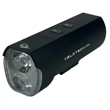 Velotech Pro 1200L USB-ről tölthető első lámpa, 2 LED, 1200 lumen, fekete