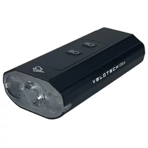 Velotech Pro 1200L USB-ről tölthető első lámpa, 3 LED, 1200 lumen, fekete