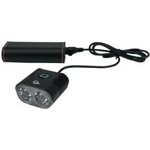 Velotech Pro 1500L USB-ről tölthető első lámpa, 2 LED, 1500 lumen, fekete