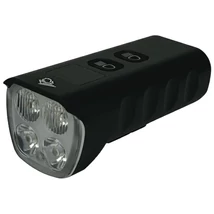 Velotech Pro 1600L USB-ről tölthető első lámpa, 4 LED, 1600 lumen, fekete