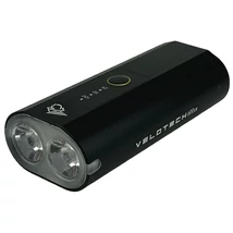 Velotech Pro 600L USB-ről tölthető első lámpa, 600 lumen, fekete