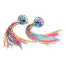 Csepel Disney Stitch kormánydísz kormányvégbe, türkiz-rózsaszín, párban