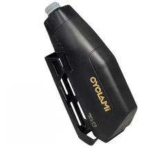 Cyclami aero műanyag kulacs és kulacstartó, 650 ml, fekete