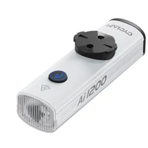 Cyclami AI1200 USB-ről tölthető első lámpa, alu házas, kormány alá vagy fölé, 1200 lumen, fehér