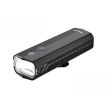 Cyclami BR500 USB-ről tölthető első lámpa, alu házas, gumipántos, 500 lumen, fekete