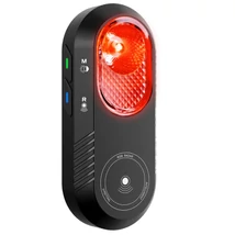 Cyclami LA150 radaros hátsó lámpa, féklámpa funkcióval, hangjelzéssel, ANT+, USB-ről tölthető, 100 lumen, fekete
